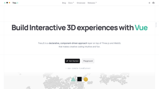 Screenshot of TresJS